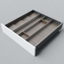 Afbeeldingen van Blum Bestekindeling voor kruidenpotjes Legrabox - corpusbreedte 550-600 diepte 600mm - notenhout/aluminium OL.NA6060S3BEST