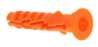 Afbeeldingen van Spit plug - Ø5x25mm - nylon met kraag 