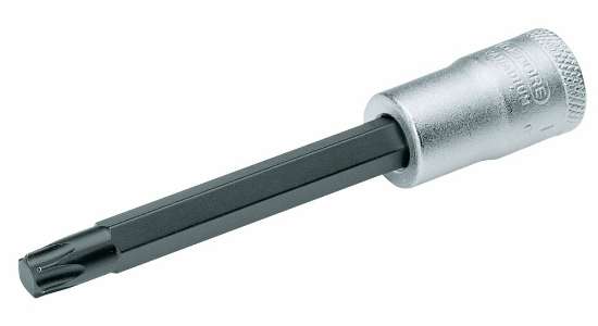 Afbeeldingen van Dopsleutel-schroevendraaier 3/8" tbv inwendige TORX® schroeven, lang