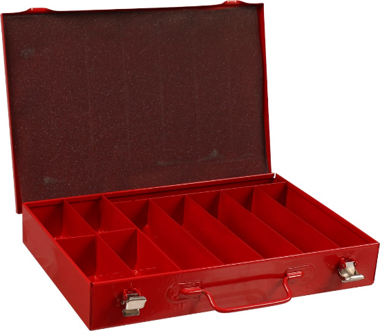 Afbeeldingen van Kelfort Assortimentkist - 330x234x47 - rood Leeg voor Sds+ Boren 