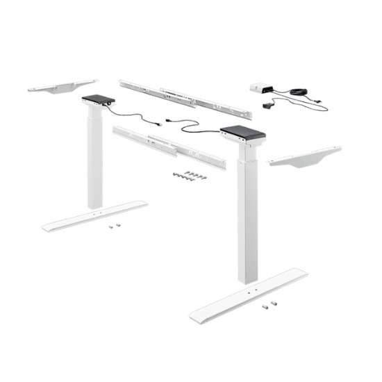 Afbeeldingen van Hettich Tafelonderstel Change Top Eco  Tafelonderstel-sets, wit