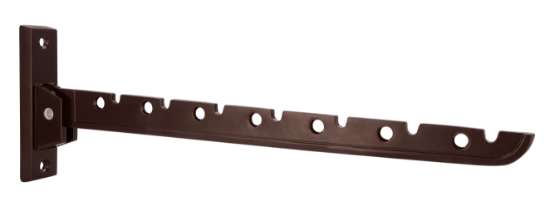 Afbeeldingen van Siro Wasdroger metaal - boorafstand 87mm/L 380mm/H 41mm/B 29mm - bruin 