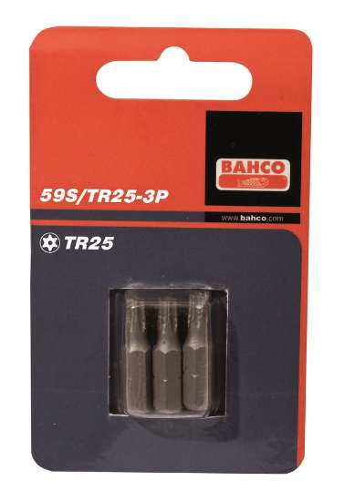 Afbeeldingen van Bahco 59S/TR-3P bits 25mm 1/4 blister