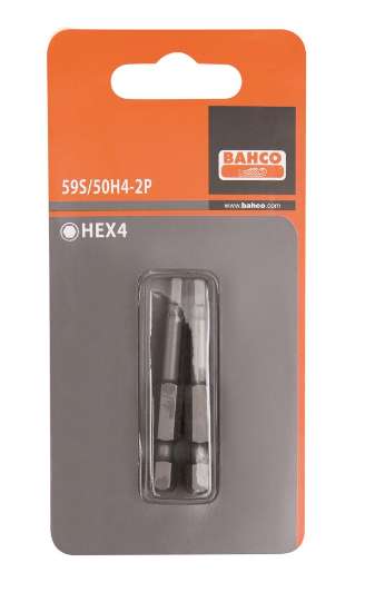 Afbeeldingen van Bahco 59S/50H-2P 2x bits Hex 50mm