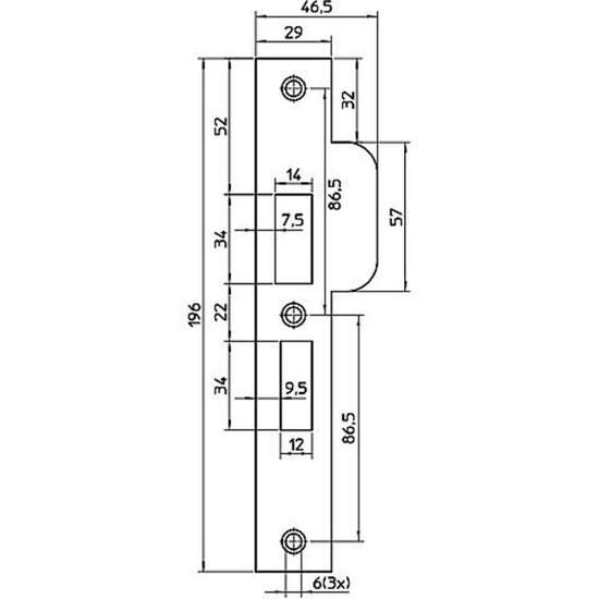 Afbeeldingen van Nemef komsluitp d+n RVS  p4119-17