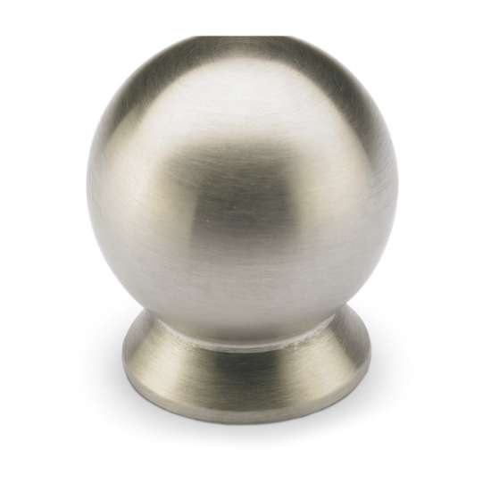 Afbeeldingen van Hettich Knop Serbinum, H 28 mm, ø 25 mm, roestvrij staal geborsteld