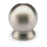 Afbeeldingen van Hettich Knop Serbinum, H 28 mm, ø 25 mm, roestvrij staal geborsteld