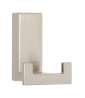 Afbeeldingen van Siro Kapstokhaak metaal - boorafstand 24mm/L 52mm/H 31mm/B 43mm RVS effect 