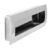 Afbeeldingen van Siro Schelpgreep metaal - boorafstand 160mm/L 197mm/H 20mm/B 54mm chroom glanzend 