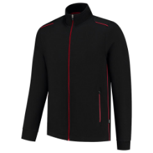Afbeeldingen van Tricorp sweatvest Accent - maat M - zwart/rood  