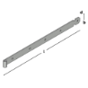 Afbeeldingen van GB Heng 600 45x5 voor pen 13mm RVS