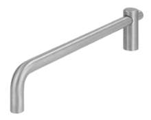 Afbeeldingen van Siro Meubelgreep metaal - boorafstand 128mm/L 151mm/H 32mm/B 12mm - RVS 