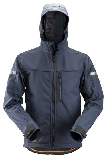 Afbeeldingen van Snickers softshell jack 1229-9504 maat XL donker blauw
