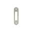 Afbeeldingen van INTERSTEEL Sluitplaat 94x25x1,5mm tbv nachtschoot, afgerond, rvs 9509