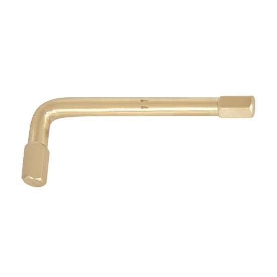 Afbeeldingen van Bahco vonkvrije haakse sleutel aluminium brons 4mm (NS320-4)