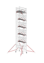 Afbeeldingen van Altrex Vouw-/Rolsteiger RS TOWER 55-S - Werkhoogte 12.8 meter - Platformlengte 2.45 meter Fiber-Deck 