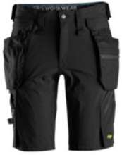 Afbeeldingen van Snickers LiteWork korte broek 6108-0404, Maat 48, zwart