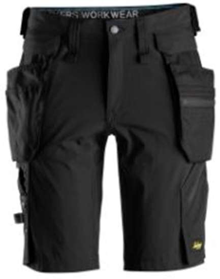 Afbeeldingen van Snickers LiteWork korte broek 6108-0404, Maat 54, zwart