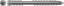 Afbeeldingen van Spax-D vlonderschroef - Ø5x50mm T25 - cilinderkop RVS