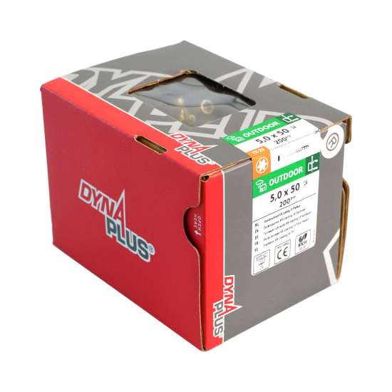 Afbeeldingen van Dynaplus vlonderschroef Xtreme +snijpunt AR-coating platkop TX