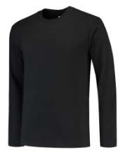 Afbeeldingen van Tricorp t-shirt lange mouw TL190 101006 Zwart XS