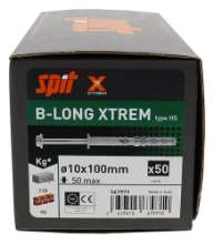 Afbeeldingen van Spit constructieplug B-long Xtrem HF - Ø10x100/50mm - verzinkt