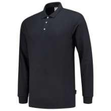 Afbeeldingen van Tricorp poloshirt lange mouw 201017 - maat XXS - marineblauw 