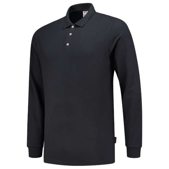 Afbeeldingen van Tricorp poloshirt lange mouw 201017 - maat XXS - marineblauw 