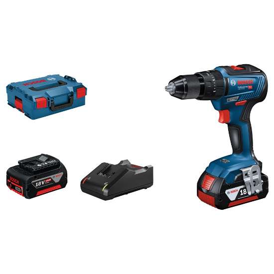 Afbeeldingen van Bosch Schroefklopboormachine GSB 18V-55