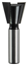 Afbeeldingen van Makita zwaluwstaartfrees - Ø25,4x22,2mm 14° - schacht Ø12mm 2 beitels