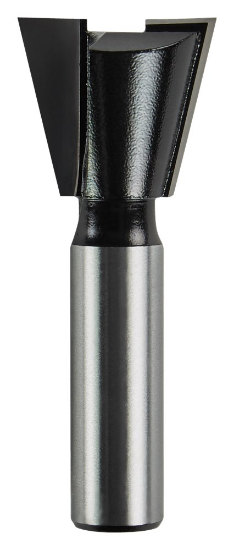 Afbeeldingen van Makita zwaluwstaartfrees - Ø25,4x22,2mm 14° - schacht Ø12mm 2 beitels