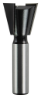Afbeeldingen van Makita zwaluwstaartfrees - Ø25,4x22,2mm 14° - schacht Ø12mm 2 beitels