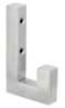 Afbeeldingen van Siro Kapstokhaak metaal - boorafstand 32mm/L 95mm/H 57mm/B 16mm RVS 
