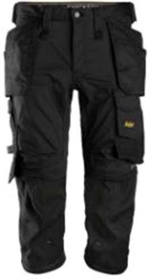 Afbeeldingen van Snickers Allround stretch pirate broek 6142-0404, Maat 112, zwart