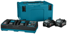 Afbeeldingen van Makita Startset DC40RB 2x BL4040F 1911D8-0