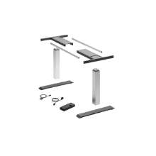Afbeeldingen van Hettich LegaDrive Systems Tafelonderstelset Basic, zilver, grafietgrijs