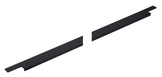Afbeeldingen van Siro Handgreep metaal - L 1195mm/H 38mm/B 13mm mat zwart 