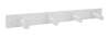 Afbeeldingen van Siro Haaklijst metaal - boorafstand 298mm/L 322mm/H 43mm/B 38mm wit 