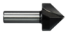 Afbeeldingen van Makita V-groeffrees - Ø28,6x22,2mm 90° - schacht Ø12mm 2 beitels