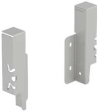 Afbeeldingen van Hettich Set achterwandverbinder ArciTech 126 mm, zilver, links en rechts