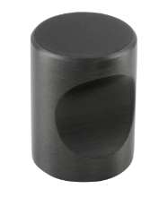 Afbeeldingen van Siro Meubelknop metaal - L 18mm/H 24mm/B 18mm - grafiet zwart donker 