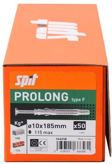 Afbeeldingen van Spit constructieplug prolong - Ø10x185/115mm f tx40
