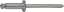 Afbeeldingen van Blindklinknagel Rvs 4.0X18mm   Rvs Pin