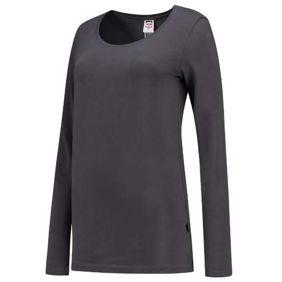Afbeeldingen van Tricorp T-shirt lange mouw 101010 - maat 4XL - donkergrijs 