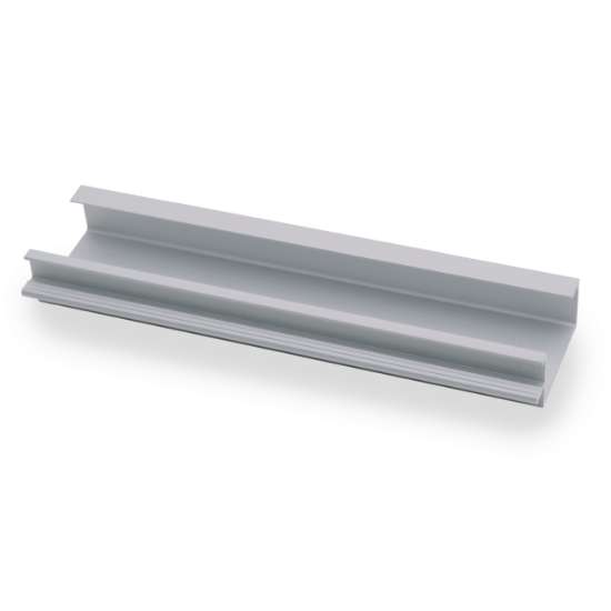 Afbeeldingen van Hettich Greeplijst Seveso, L 2400 mm, B 17 mm, H 38 mm, Aluminium geëloxeerd