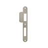 Afbeeldingen van INTERSTEEL Sluitplaat 192x25x1,5mm tbv 72pc SKG sluitkom, afgerond met korte lip, DIN rechts rvs 9508