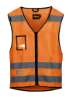 Afbeeldingen van Snickers vest 9153-5500 maat L/XL High Visibilty oranje