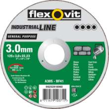 Afbeeldingen van Flexovit Doorslijpschijf - Ø115x3.0x22mm - steen
