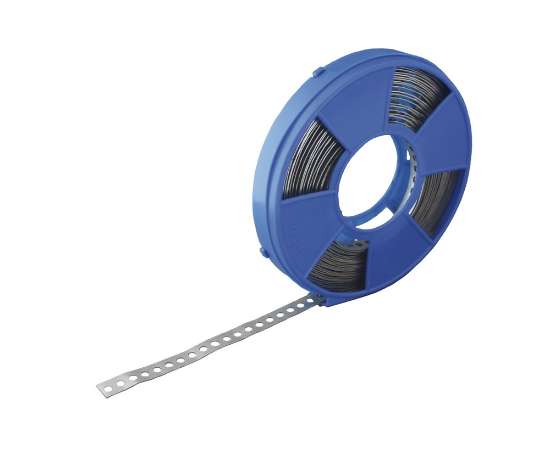 Afbeeldingen van GB Montageband vlak 10 meter 12x0,8 Sendzimir Verzinkt