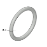 Afbeeldingen van GB Ring licht (gelast) 40x5 Ø4,8 Elektrolytisch Verzinkt